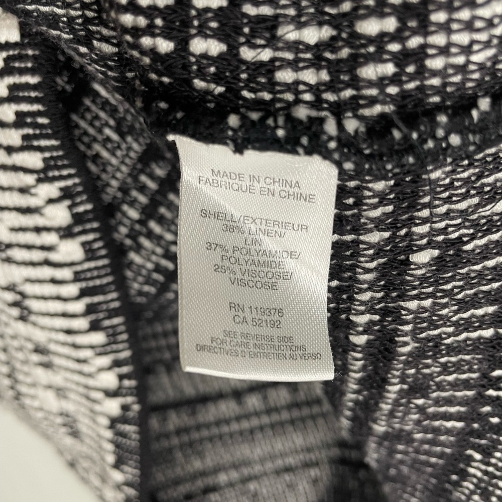 Helmut Lang Stretch Mini Skirt S Black/White Tweed - Picture 6 of 6
